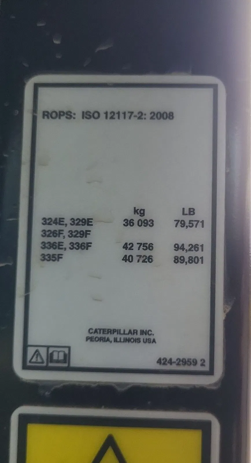 2016 Caterpillar 336FL